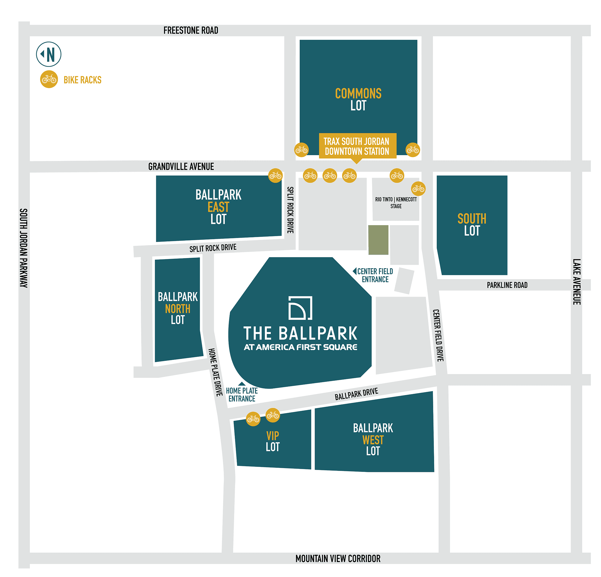 DTDB Parking Bike Rack Map