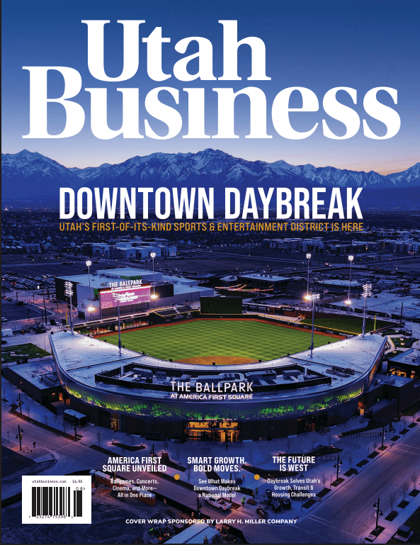 Utah Business DTDB magazine cover